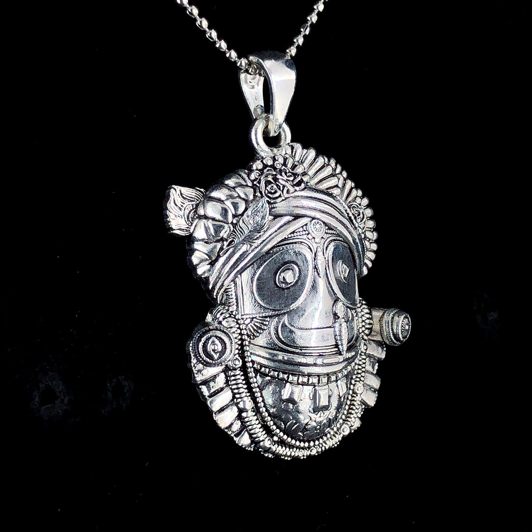 SILVER JAGNATHJI PENDANT