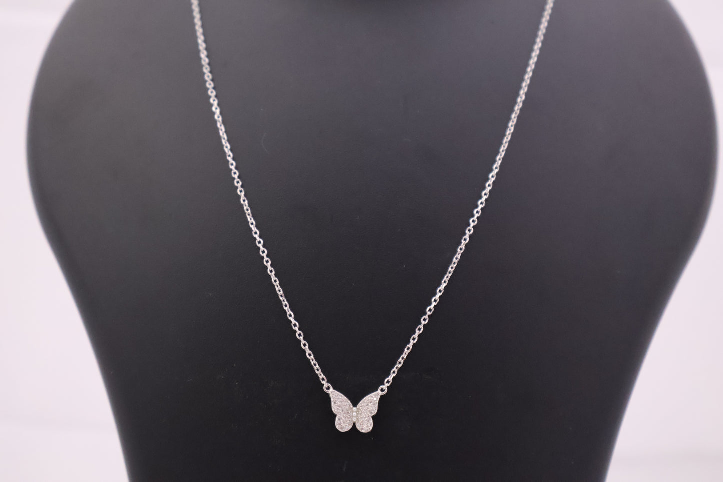 Enchanting Sparkle Butterfly Necklace