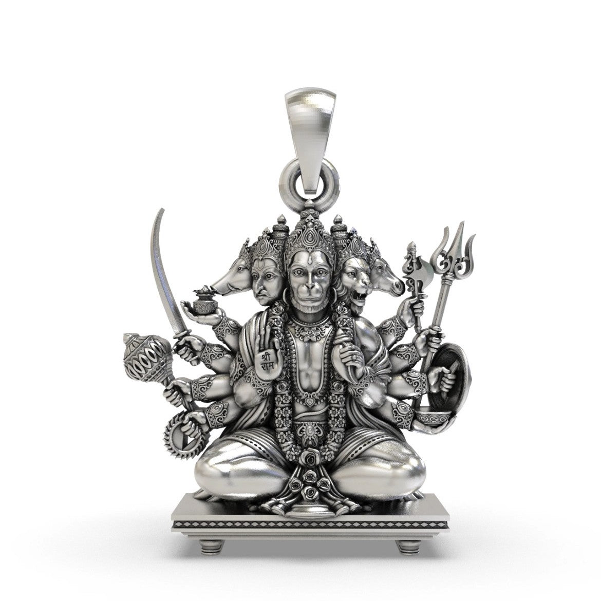 Panchamukhi Hanuman Protector Pendant