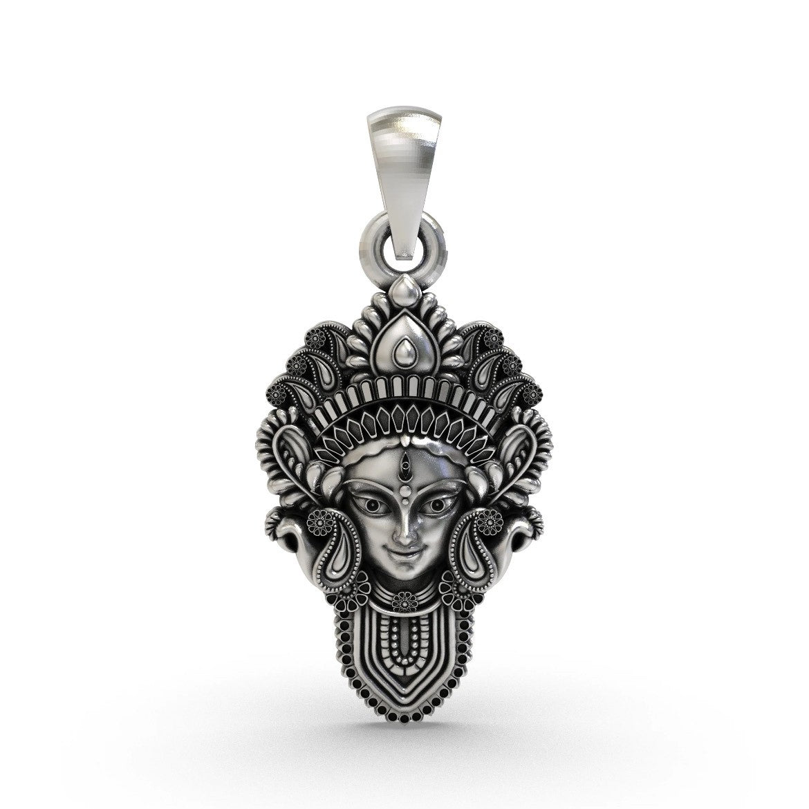 Maa Durga Mukut Pendant