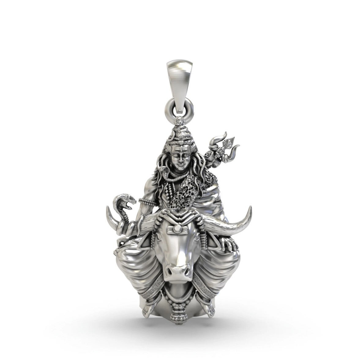 Lord Shiva on Nandi Bull Pendant