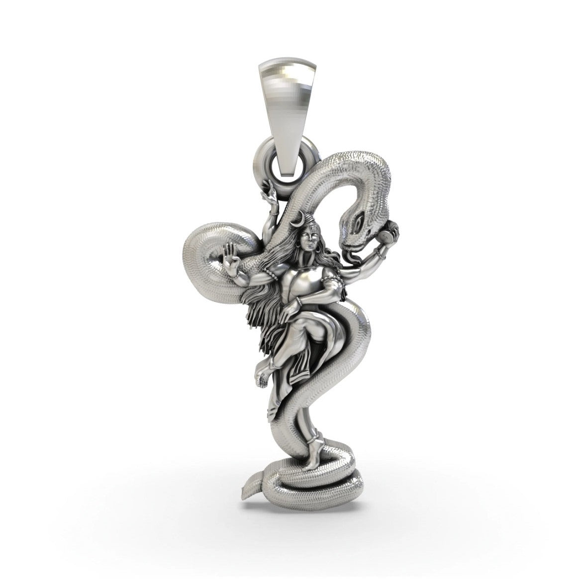 Lord Shiva with Serpent Pendant