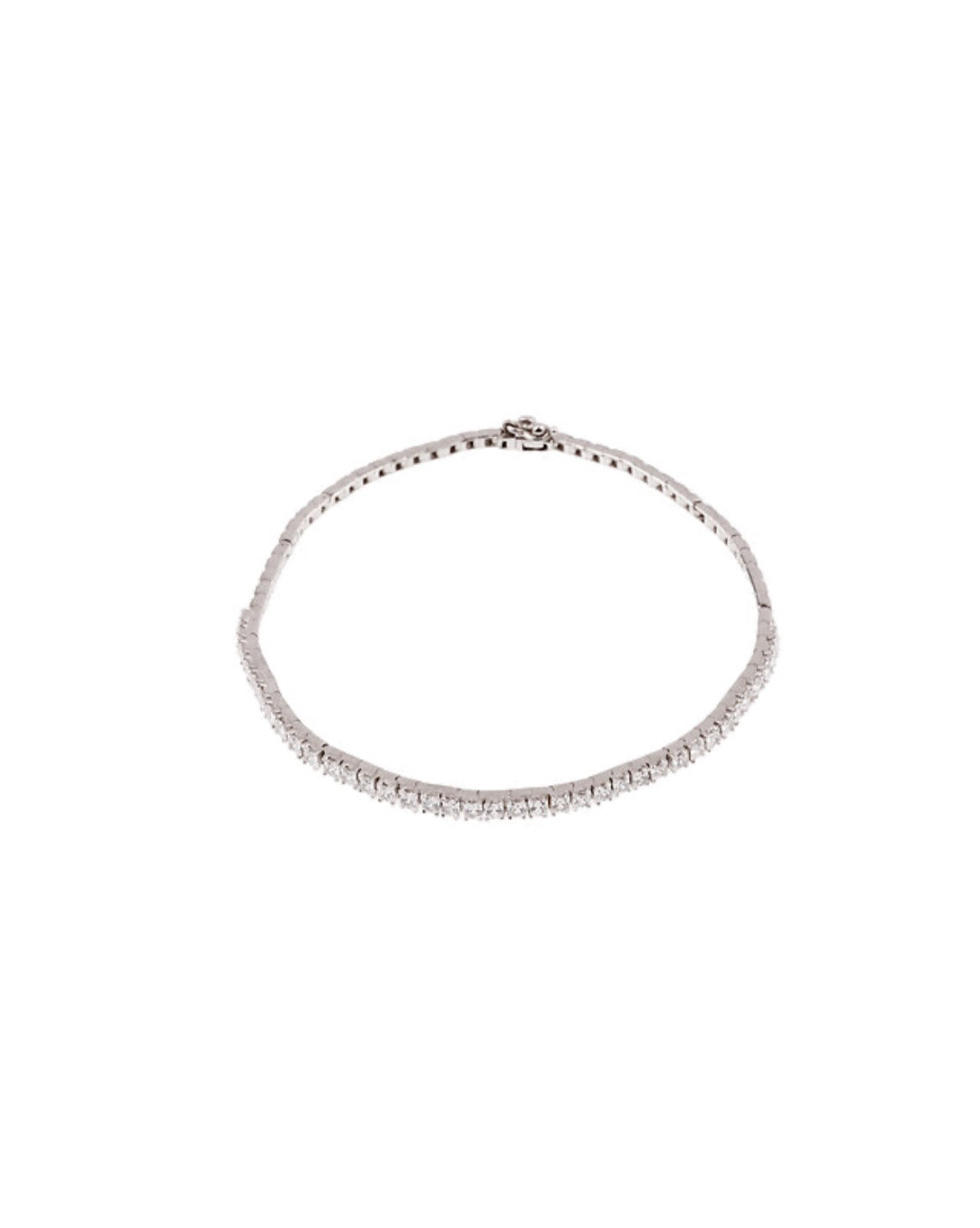 Classic Sterling Silver Tennis Bracelet