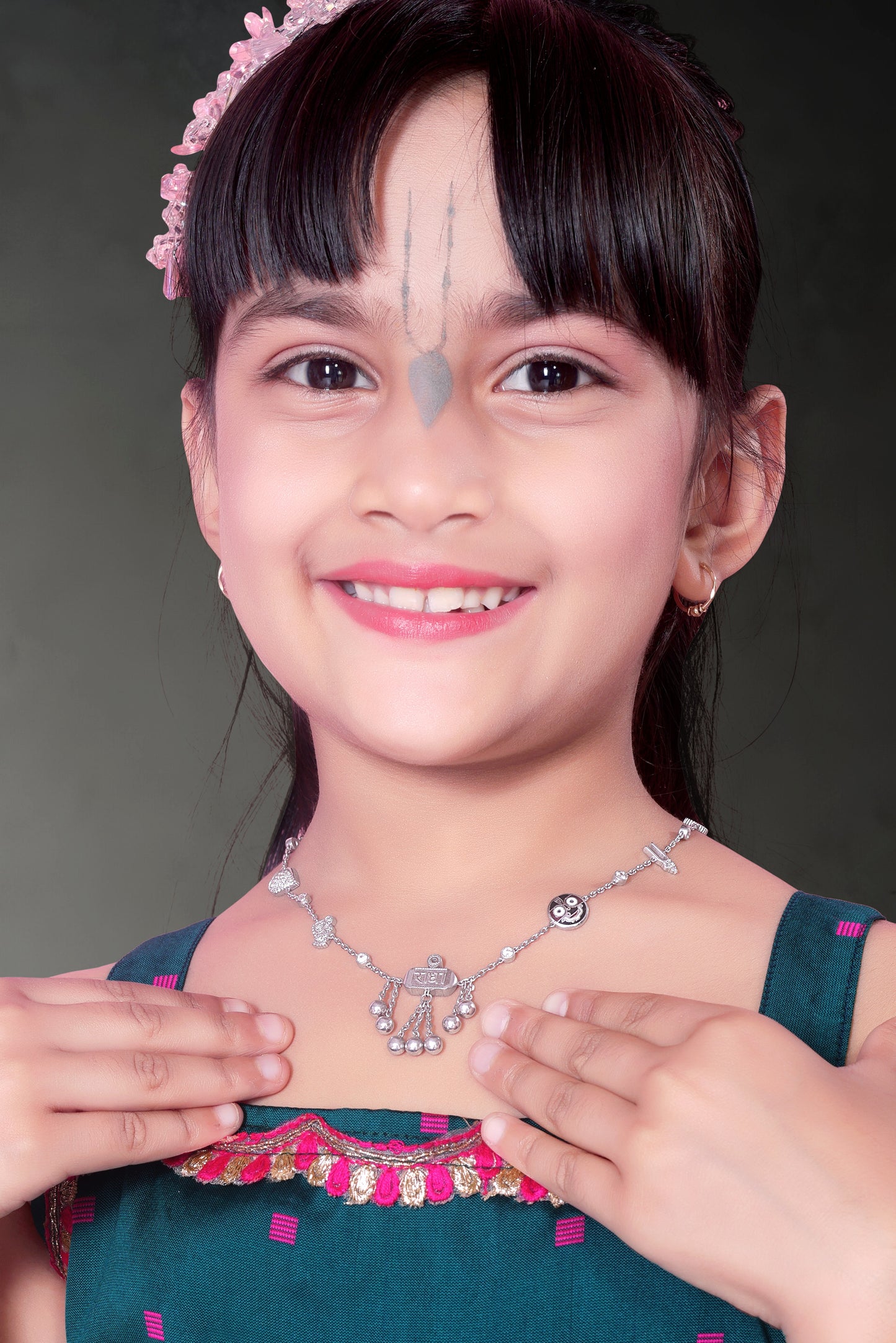 Radha Name Necklace