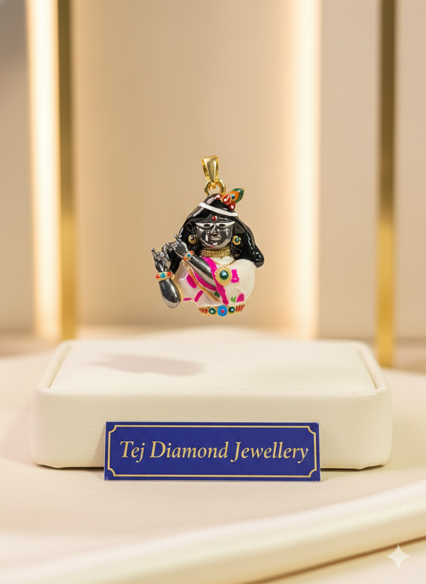 Sri Radhadamanlalju Face Pendant
