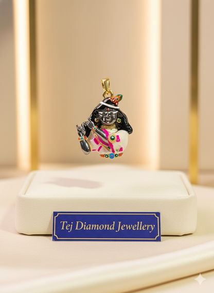 Sri Radhadamanlalju Face Pendant