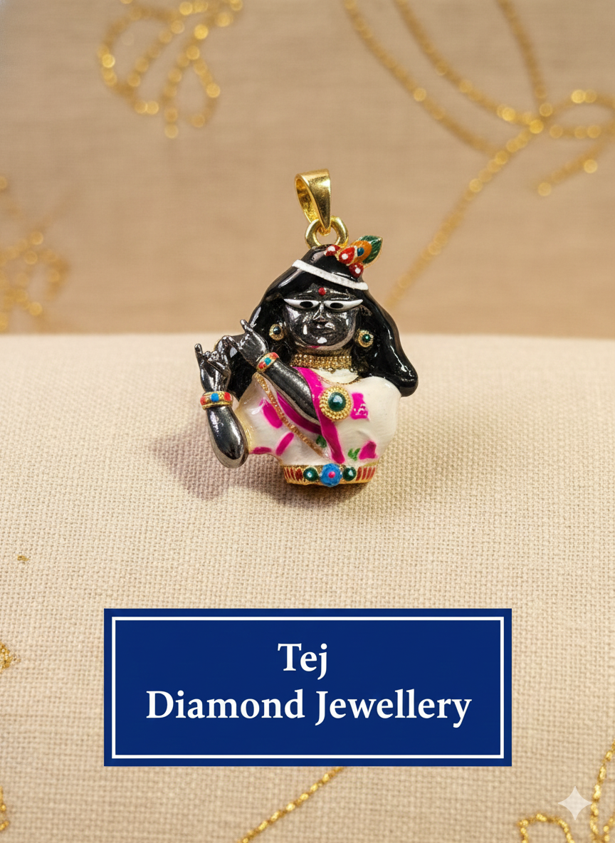 Sri Radhadamanlalju Face Pendant