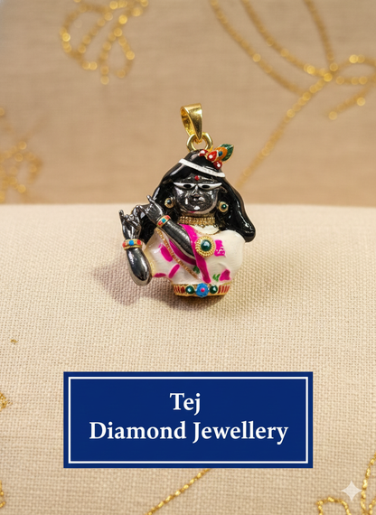 Sri Radhadamanlalju Face Pendant