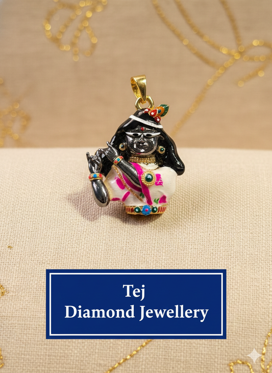 Sri Radhadamanlalju Face Pendant