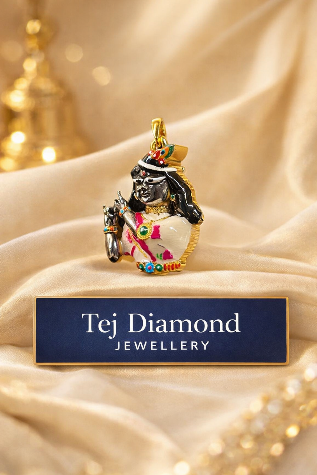 Sri Radhadamanlalju Face Pendant