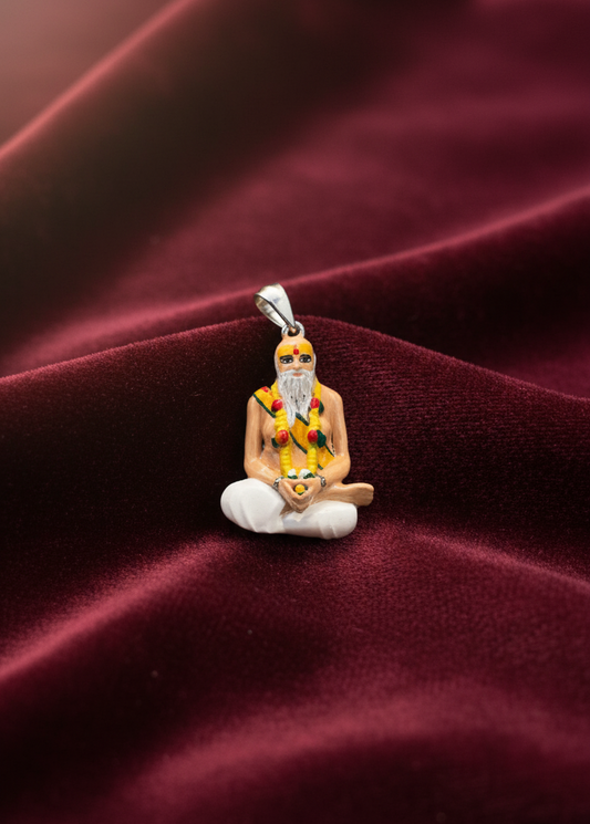 SILVER PURUSHOTTAM LALJI MAHARAJ PENDANT