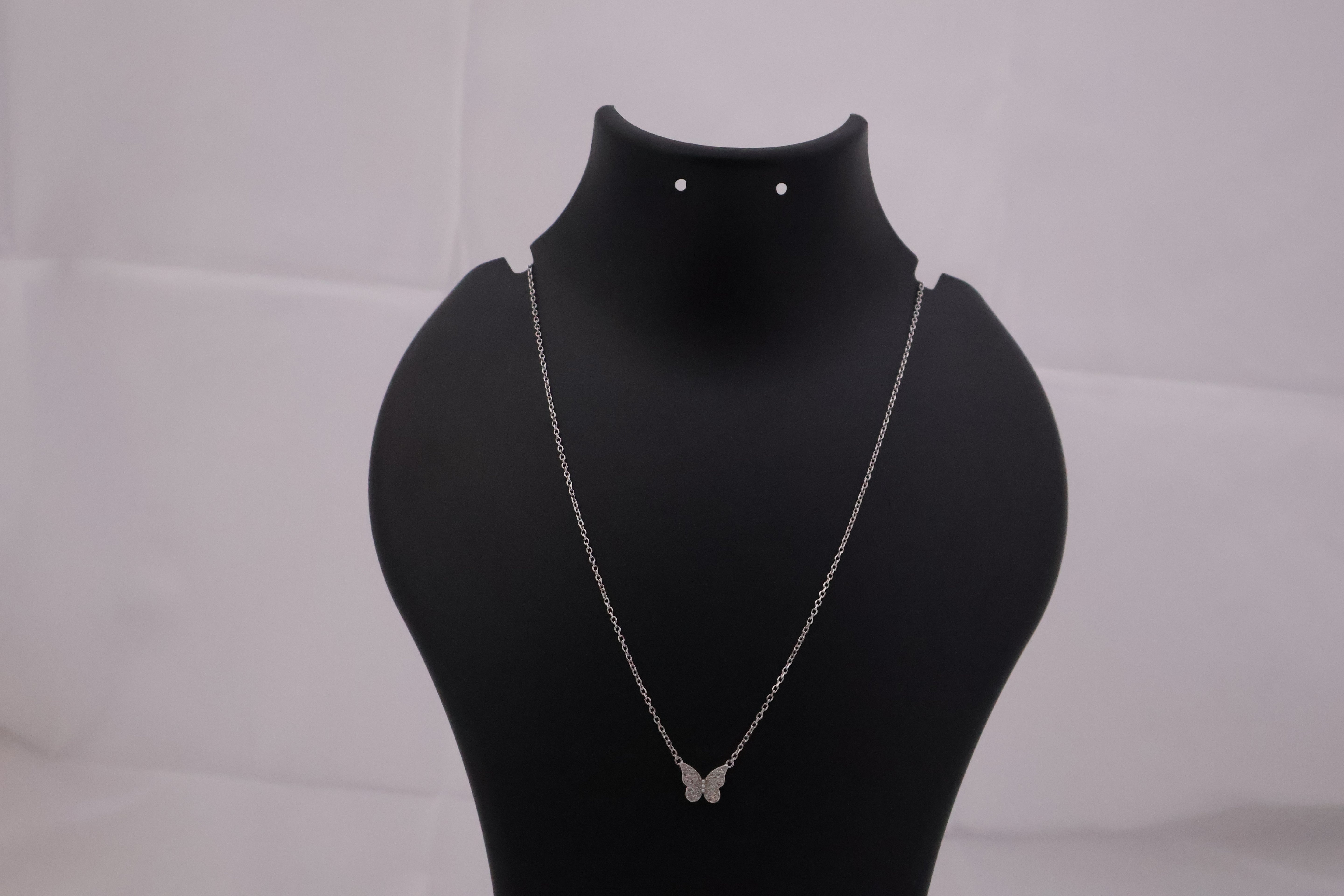 Enchanting Sparkle Butterfly Necklace