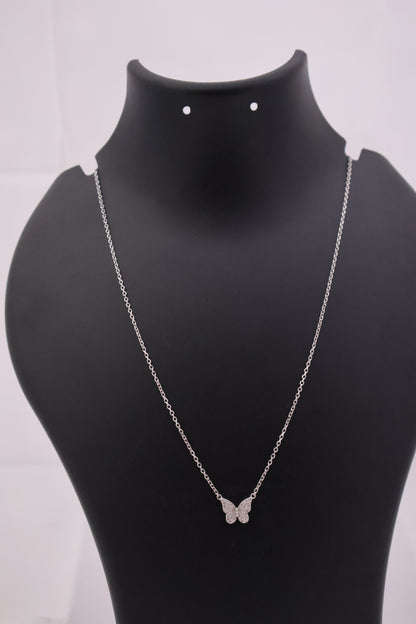 Enchanting Sparkle Butterfly Necklace