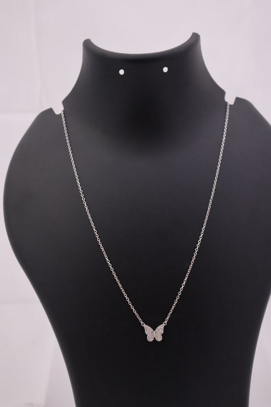 Enchanting Sparkle Butterfly Necklace