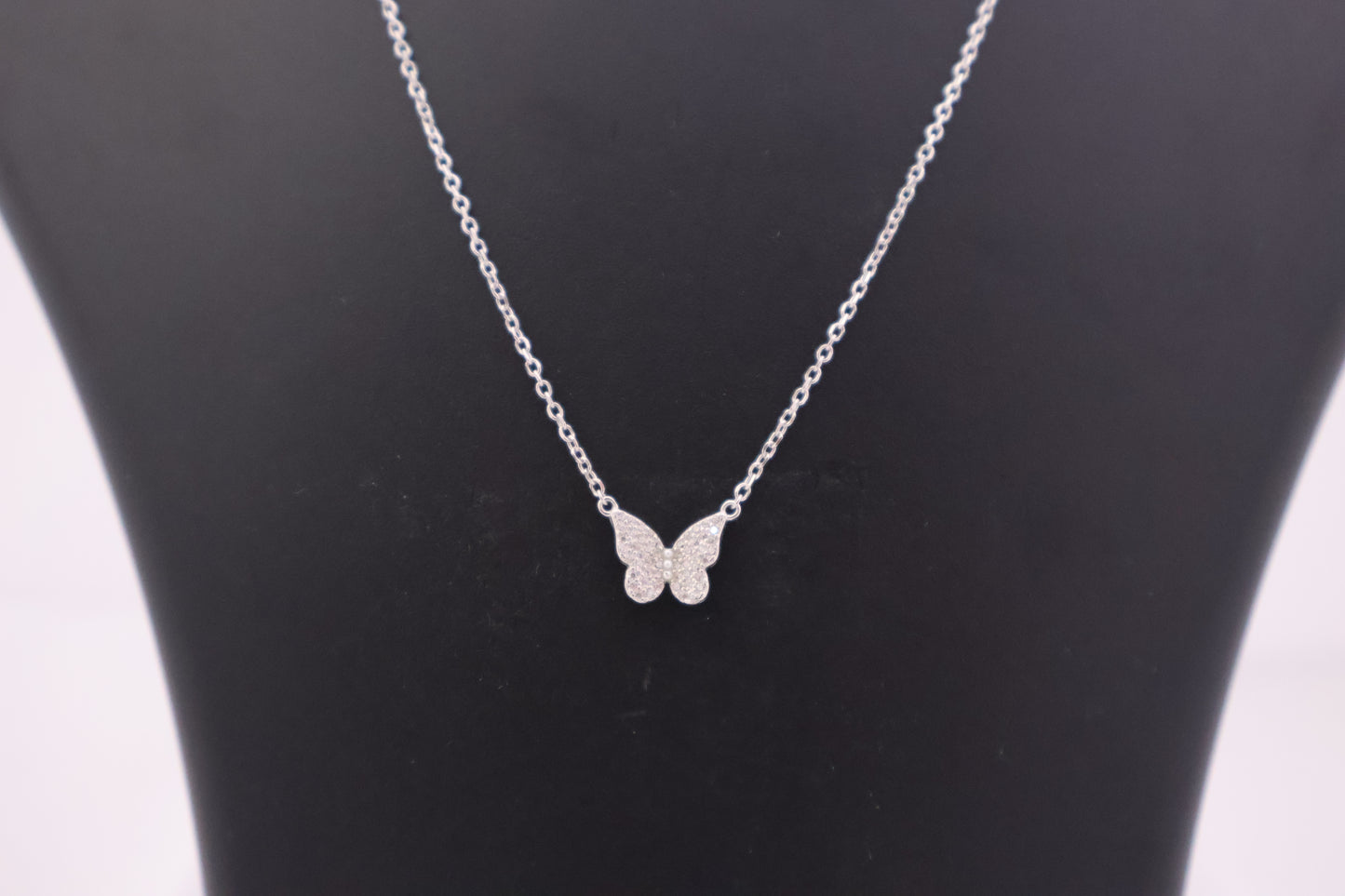 Enchanting Sparkle Butterfly Necklace