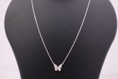 Enchanting Sparkle Butterfly Necklace