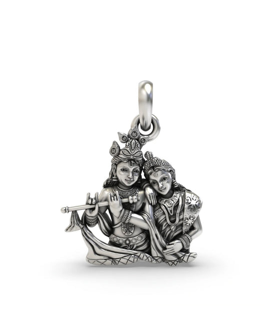 Divine Harmony Radha Krishna Pendant