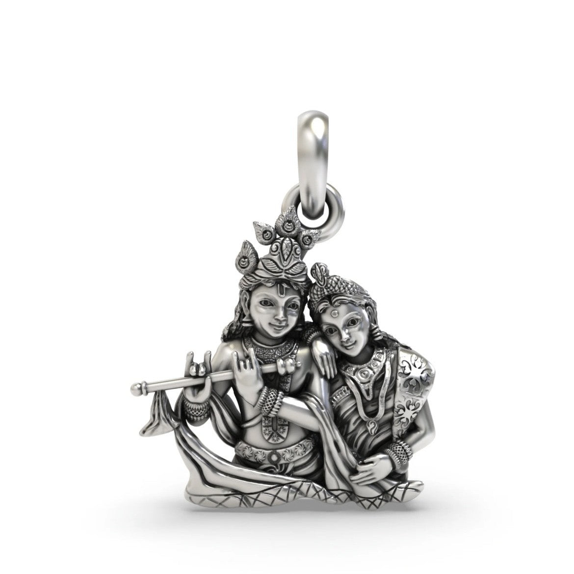 Divine Harmony Radha Krishna Pendant