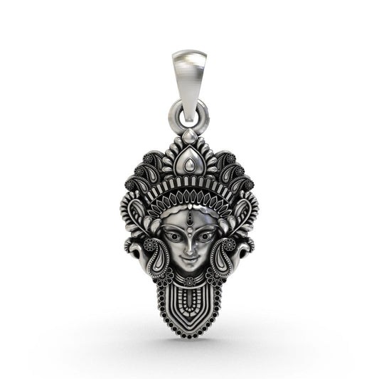 Maa Durga Mukut Pendant
