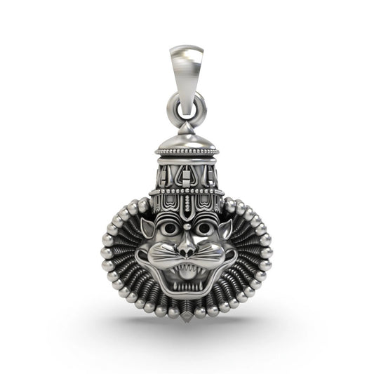 Majestic Narasimha Temple Crown Pendant