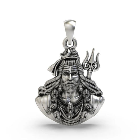 Fierce Bhairav Maha Rudra Shiva Pendant