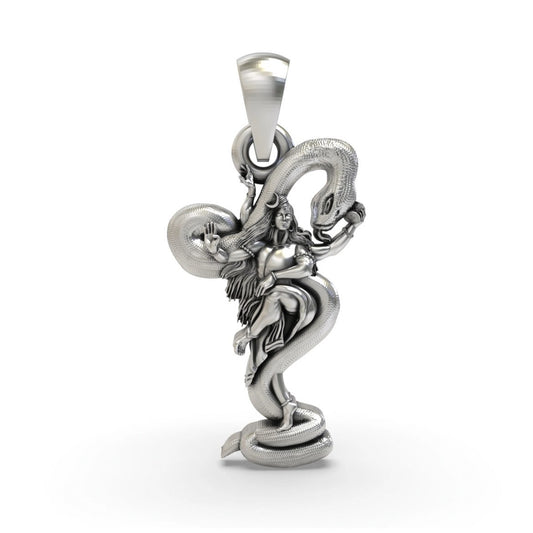 Lord Shiva with Serpent Pendant