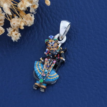 Girdharlalji Silver Pendant