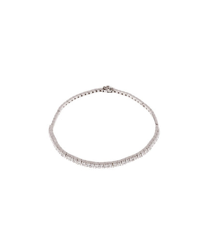 Classic Sterling Silver Tennis Bracelet