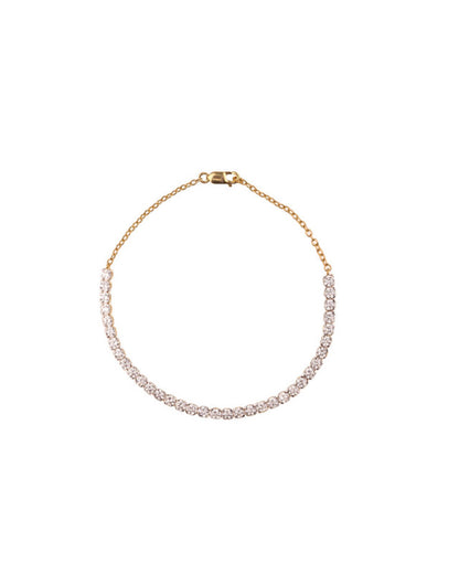 Delicate Silver Chain Tennis Bracelet