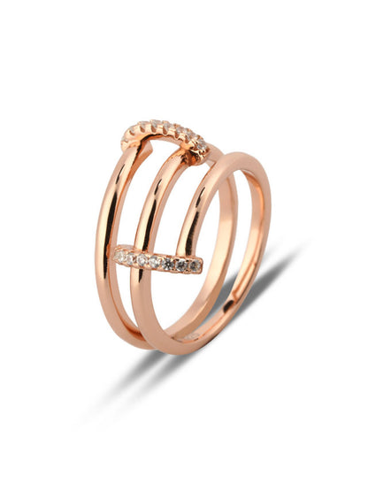 “Eternal Elegance Rose Gold Ring”