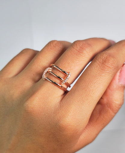 “Eternal Elegance Rose Gold Ring”