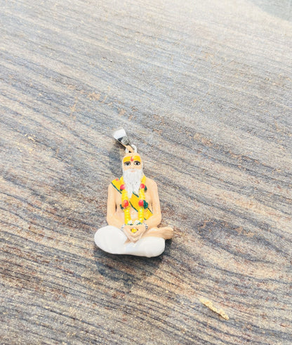 SILVER PURUSHOTTAM LALJI MAHARAJ PENDANT