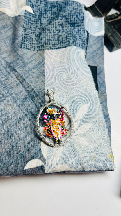SILVER PREMANAND MAHARAJ PENDANT
