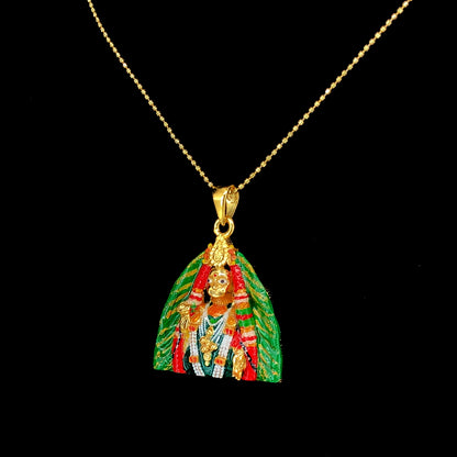 Ladli Ji Temple Inspired Radha Rani Pendant