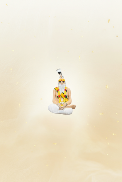 SILVER PURUSHOTTAM LALJI MAHARAJ PENDANT