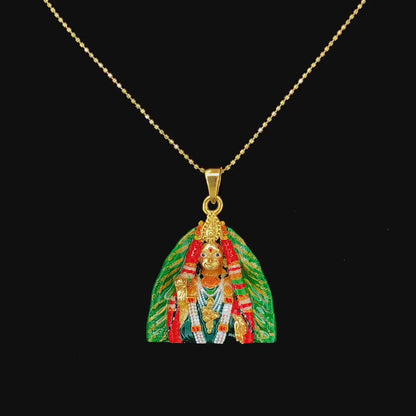 Ladli Ji Temple Inspired Radha Rani Pendant